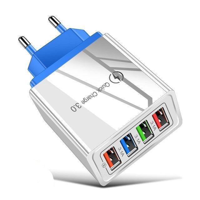 Carregador usb carga rápida 3.0 3.1a - Eu Pagaria