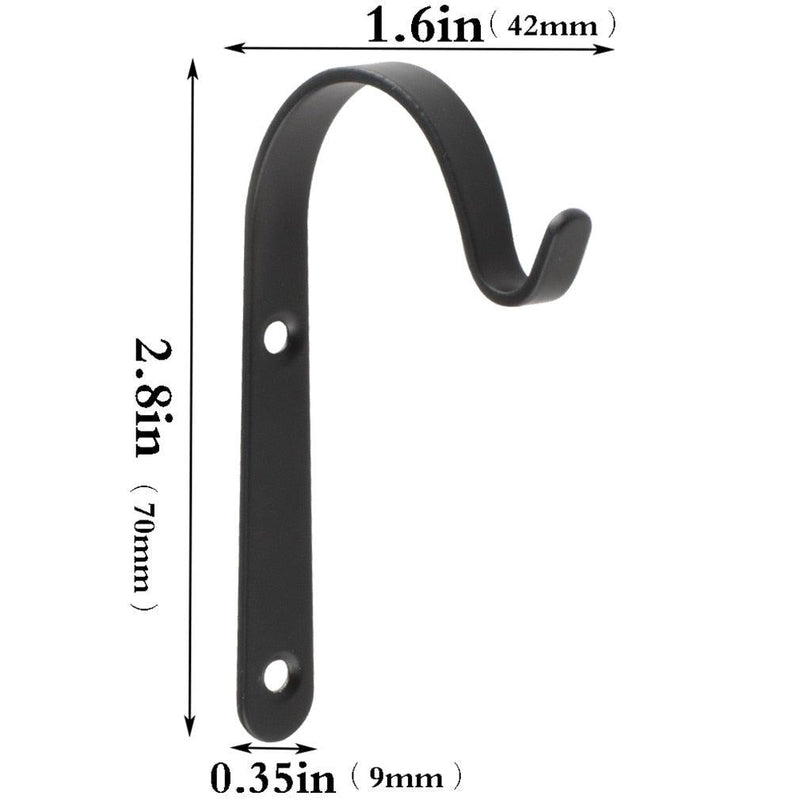 Conjunto Suporte De Pendurar De Metal Em Formato De J - Eu Pagaria