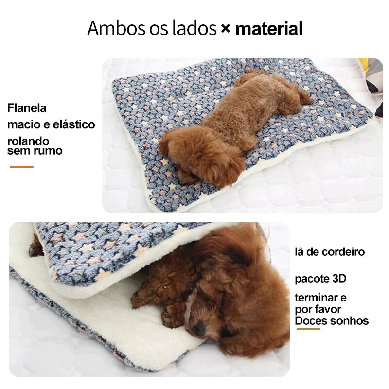 Cobertor peludo - serve como caminha para seu pet - Eu Pagaria